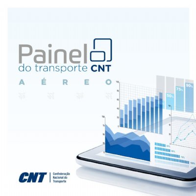 CNT lança ferramenta com dados do transporte aéreo de cargas e passageiros